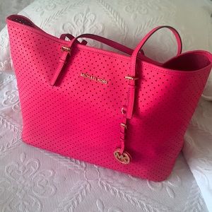 MK perforated tote